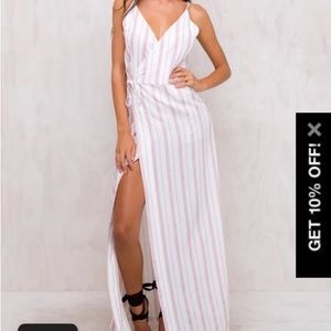 Princess Polly Wrap Maxi Dress
